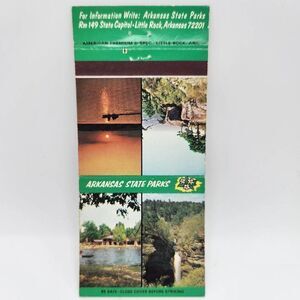 Vintage Matchbook Arkansas State Parks